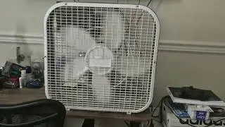 2018 Holmes Box Fan (POOR CONDITION, PRE-RESTORATION VIDEO)