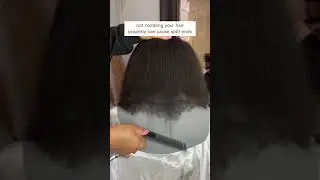 Обратите внимание📝 Одна из этих причин может быть причиной секущихся кончиков волос👀 #секущиесяко...