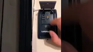 How to program Chamberlain REMOTE with LiftMaster garage OPENER that has a wall LEARN button
