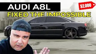 I Bought a $2,000 Audi A8L V8 Inspired by Transporter 2&hellip; Then Fixed the Impossible