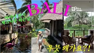 vlog) 주미당 발리 가족여행 2🏝| 아야나 풀빌라 체크아웃 하는날 | 우붓은 왜가요...? 힘들었던 우붓 | 카만달루 우붓 풀빌라 | 꾸따 훑어보기 | 발리네셔널 라운드⛳️
