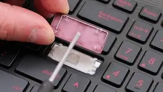 Как починить заменить клавишу на клавиатуре — ноутбук Asus ROG GL — пробел, Enter, Backspace, Shift