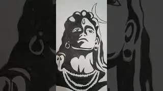 i draw mahadev 🙏#artcollection #artscraft