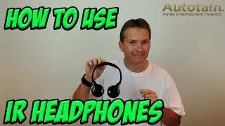 How to Use IR Infrared Car Wireless Headphones Autotain Cloud