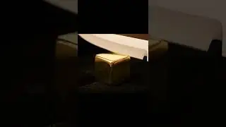 Cutting Gold & Mercury Cubes | Satisfying Liquid Metal ASMR 🔊✨#aiasmr