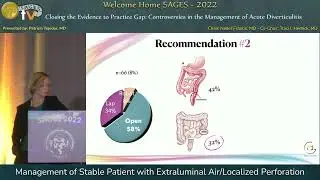 Management of Stable Patient with Extraluminal Air/Localized Perforation