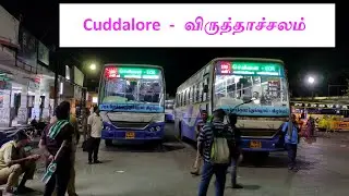 Cuddalore - Vadalur - Neyveli - Virudhachalam .. TNSTC Bus Journey