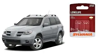 2003 - 2006 Mitsubishi Outlander climate control light replacement tutorial
