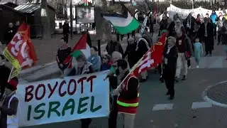 Manif Aubenas soutien Palestine