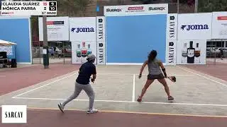 Claudia Suárez vs Mónica Parra FINAL DAMAS LIBRE, 33° Copa Regatas de Paleta Frontón