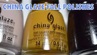 CHINA GLAZE FALL POLISHES | swatches