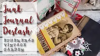 Junk Journal Destash #1 | New Etsy Listings