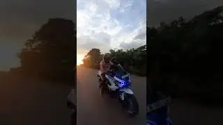 ride mood on with my partner 💙 blue angel 😇