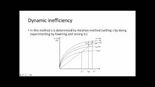 Dynamic Inefficiencies : Golden Rule of Capital #Solowgrowth  #economicstv