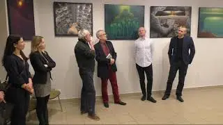 ONIRIUM - prezentacja obraz&oacute;w :  K. Polaczenko , Z.Oporski. Galeria OMEGA. Relacja z wystawy.
