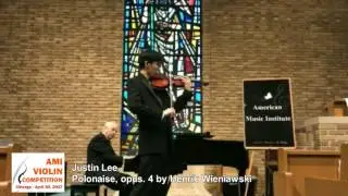 AMI Violin Competition 2017 Second Place Winner Justin Lee