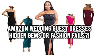 4 Affordable AMAZON Spring Wedding Guest Dresses