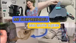 TESTEI A EXTRATORA E HIGIENIZADORA PORTÁTIL DA WAP SPOT  CLEANER W2 1600w / É BOA?