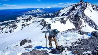 Middle Sister Summit...in the Snow!