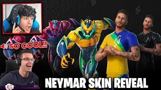 Streamers React To Fortnite Neymar Jr Outfit Cinematic Reveal Trailer