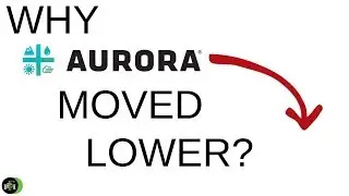 WHY AURORA CANNABIS MOVED LOWER? (IT'S SIMPLE)