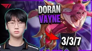 T1 Doran TOP Vayne vs Warwick | 15.5