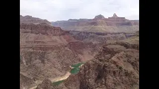 Grand Canyon'da g&uuml;nl&uuml;k y&uuml;r&uuml;ş: Bright Angel Trail &uuml;zerinde Indian Garden b&ouml;lgesinden Plateau Point'e.