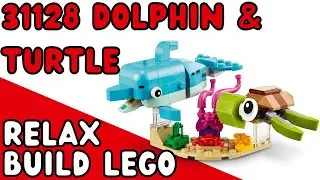 LEGO Build 31128 Baby Dolphin and Turtle, Quick Build ♫Jazz♫