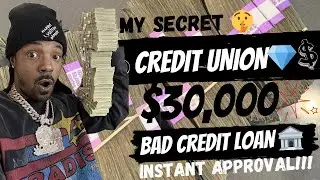 This Credit Union Is Giving $30,000 Bad Credit Instant Approval Loans Go Get The Bag💰#new #loan