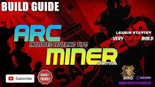 [Path of Exile 3.15] Arc Miner Saboteur League starter build guide! -Start Cheap and Conquer