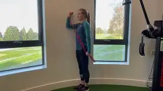 Band Wall External Rotation Biased Shoulder Press