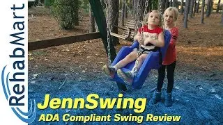Inclusive Playground Review - Jennswing & Cubby ADA Compliant Pediatric Swings from SportsPlay