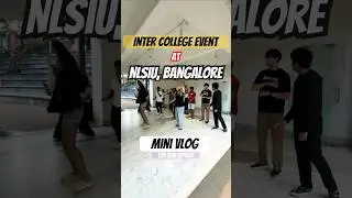 NLSIU, Bangalore | Inter College Event | Mini Vlog | Law School #clat #nlsiu #ailet #lawstudent #bro