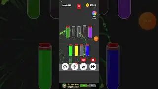 321-325 Level multi color water sort - puzzle game 2024
