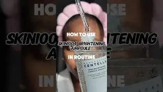 Skin1004 brightening ampoule (how to use) for dark spots and clear skin #koreanskincare