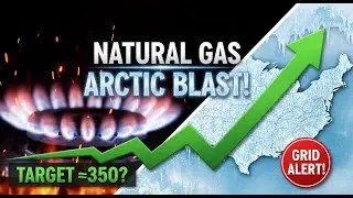 🔥 Natural Gas 350 Next Arctic Blast CONFIRMED! ❄️ Tomorrow&rsquo;s Big Move