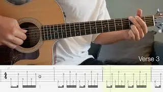 Leave Me Again - Kelsea Ballerini - Guitar Tutorial + TABS on screen