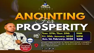 ANOINTING FOR PROSPERITY [DAY1]  ||- PROPHET GODWIN IBEJI || 27-01-2026