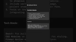 Top 5 Projects to Land a Web Developer Job in 2024  #coding