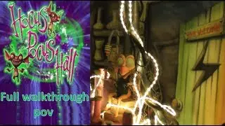Hocus Pocus Hall Chessington world of adventures - full walkthrough Pov HD