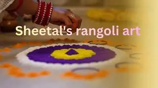 Simple Daily Rangoli Design for Beginners 🪷🪷#subscribe 