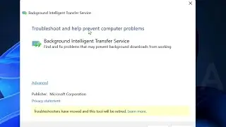How to Fix Troubleshoot Background Intelligent Transfer Service in Windows 11 Not Opening