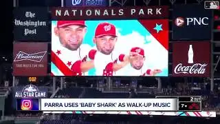Nationals OF Parra uses 'Baby Shark' as walk-up music