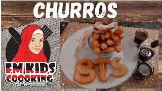 Churros (BTS) With Hot Chocolate Recipe By FM Kids Cooking