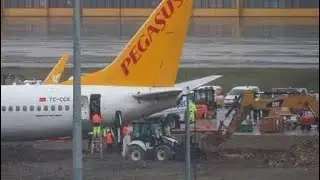 ATC - Pegasus Airlines Flight 747 TC-CCK Incident [Runway excursion] | January 7, 2020 | 