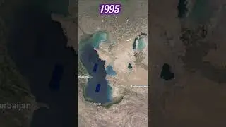 Timelapse -Aral Sea and Caspian Sea🇺🇿🇹🇲🇦🇿🇰🇿🇮🇷🇷🇺
