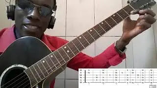 LESON GITA  #3 , TEKNIK RAPID POU OU APRANN NÒT YO SOU MANCH GITA A.. AVEK  #JOVIAL CHERUBIN