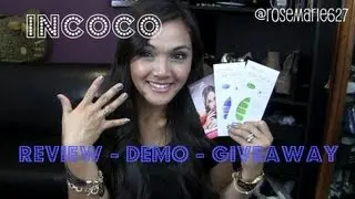 INCOCO Nail Applique Demo - Review - Giveaway (CLOSED)
