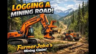 Clearing a Road For A Gold Mining Operation for Farmer Jake's mining claim