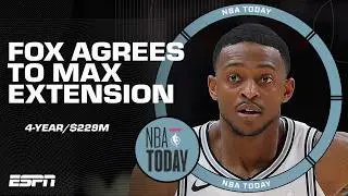 Breaking: De'Aaron Fox agrees to a 4-year/$229M max extension with the Spurs 💸 | NBA Today